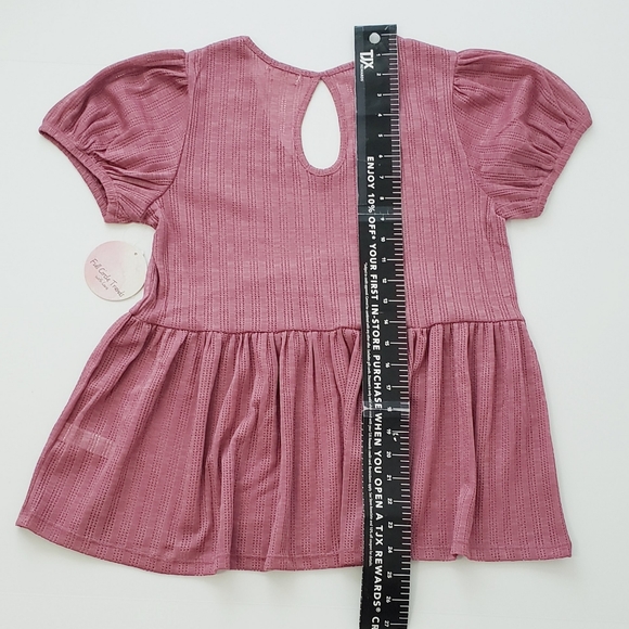 FULL CIRCLE TRENDS Lace Pleplum Top - Picture 6 of 8